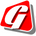 Red and white logo standing for G in G Standard Industrial.