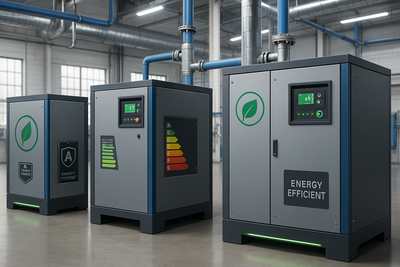 A picture of energy efficient air compressors