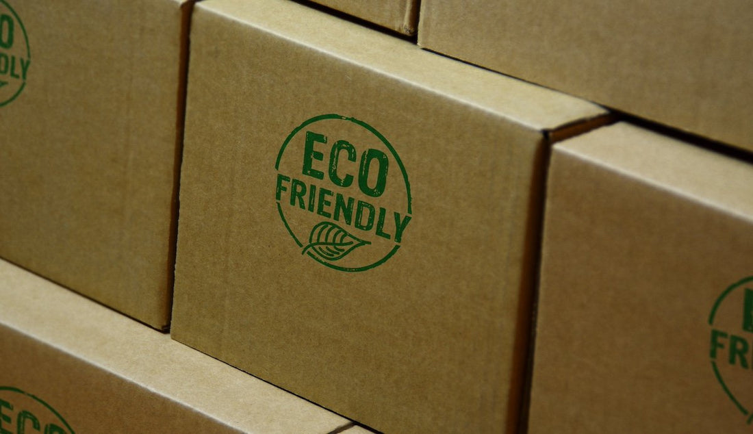 Eco friendly shipping label