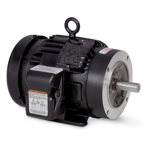 Electric motor on a white background